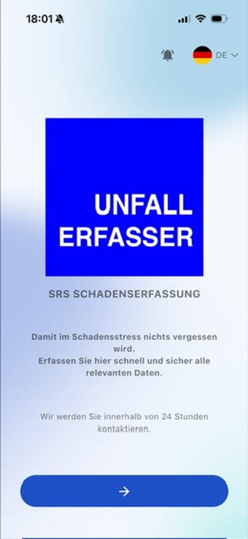 Unfall Erfasser Startseite