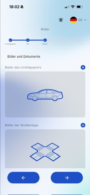 Bilder und Dokumente hochladen