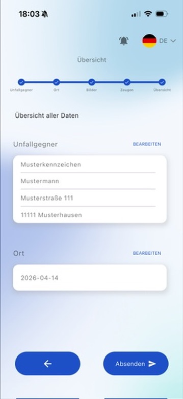 Übersicht aller Daten